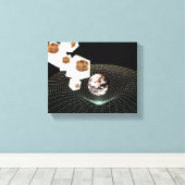 Übergang zu einer anderen Dimension Leinwanddruck (Insitu (Holzboden))