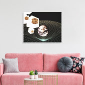 Übergang zu einer anderen Dimension Leinwanddruck (Insitu (Wohnzimmer))