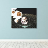 Übergang zu einer anderen Dimension Leinwanddruck (Insitu (Holzboden))