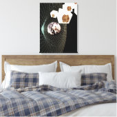 Übergang zu einer anderen Dimension Leinwanddruck (Insitu (Schlafzimmer))