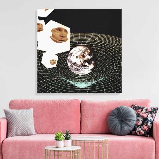 Übergang zu einer anderen Dimension Leinwanddruck (Insitu (Wohnzimmer))