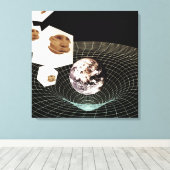 Übergang zu einer anderen Dimension Leinwanddruck (Insitu (Holzboden))