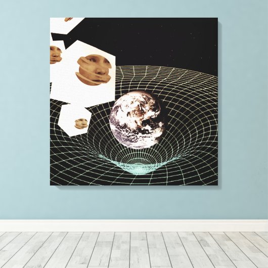 Übergang zu einer anderen Dimension Leinwanddruck (Insitu (Holzboden))