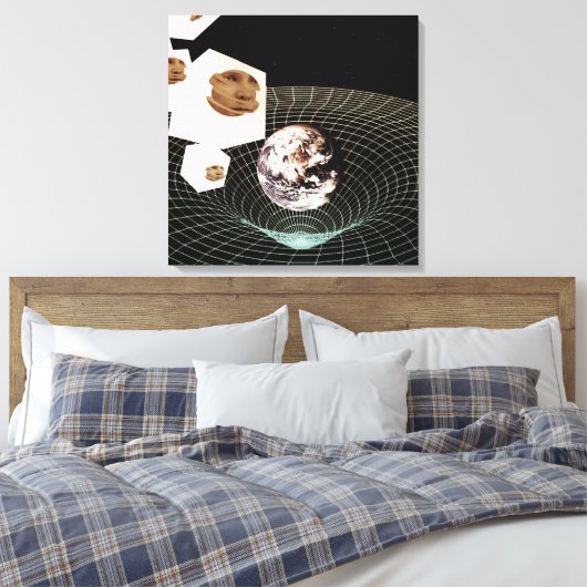 Übergang zu einer anderen Dimension Leinwanddruck (Insitu (Schlafzimmer))