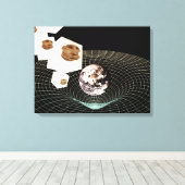 Übergang zu einer anderen Dimension Leinwanddruck (Insitu (Holzboden))