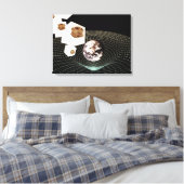 Übergang zu einer anderen Dimension Leinwanddruck (Insitu (Schlafzimmer))