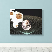 Übergang zu einer anderen Dimension Leinwanddruck (Insitu (Holzboden))