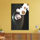 Übergang zu einer anderen Dimension Leinwanddruck (Insitu (Wohnzimmer))