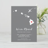 Übergang zur HAWAII-Ankündigung Einladung (Stehend Vorderseite)