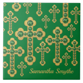 Übergänge mit 12 Imitaten Emeralds - Fliese