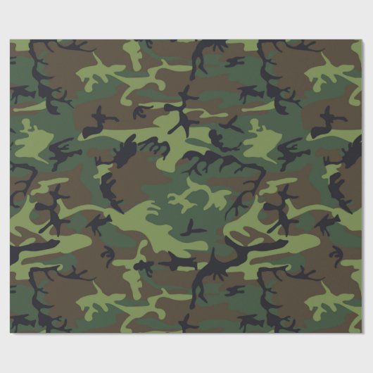 Übergangs-Camouflage-Muster Geschenkpapier (Flach)