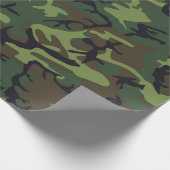 Übergangs-Camouflage-Muster Geschenkpapier (Ecke)