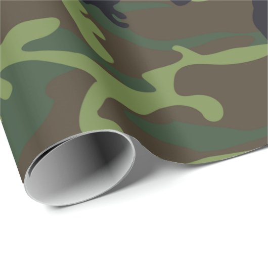 Übergangs-Camouflage-Muster Geschenkpapier (Rolleneckpunkt)