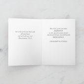 Übergangs-Diakonat-Ordination Glückwunsch Karte (Innenseite)