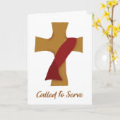 Übergangs-Diakonat-Ordination Glückwunsch Karte (Gelbe Blume)