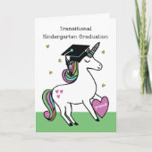 Übergangs-Kindergarten Abschluss Glückwunsch Karte (Vorderseite)