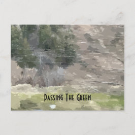 Übergeben der grünen Postkarte