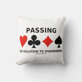 Übergeben der Lösung zur Überbietung von Bridge-Ra Kissen