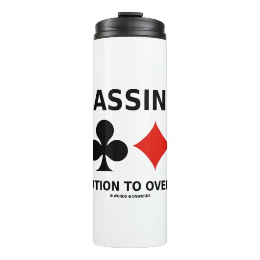 Übergeben der Lösung zur Überbietung von Bridge-Ra Thermosbecher (Vorderseite)