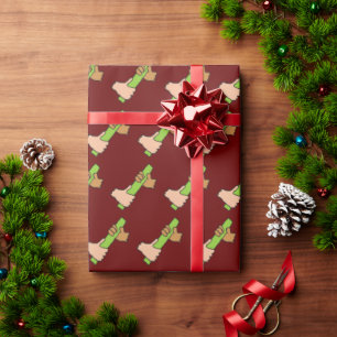 Übergeben des Batons Geschenkpapier