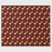 Übergeben des Batons Geschenkpapier (Flach)