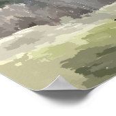 Übergeben des grünen Posters Poster (Ecke)