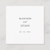 Übergeben des Liebe-QR-Code-Fotos einfügen Begleitkarte (Rückseite)