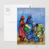 Übergeben des Worts Postkarte (Vorne/Hinten)