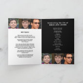 Übergeben einer Legende Beerdigung-Service-Program Programm (Innenseite)