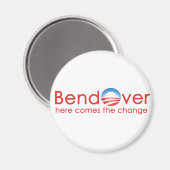 Übergeben für Barack-Obama-Veränderung Magnet (Vorderseite/Rückseite)