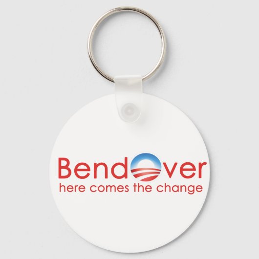 Übergeben für Barack-Obama-Veränderung Schlüsselanhänger (Vorderseite)