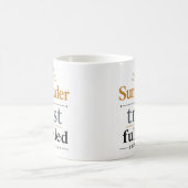 Übergeben ist erfülltes Vertrauen Ästhetischer Gla Kaffeetasse (Mittel)
