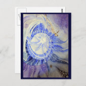 Übergeben Postkarte (Vorne/Hinten)