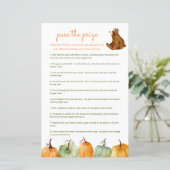 Übergeben Sie das preisgekrönte Baby Dusche - Kürb (Stehend Vorderseite)