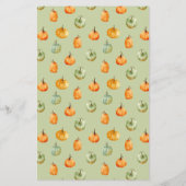 Übergeben Sie das preisgekrönte Baby Dusche - Kürb (Rückseite)