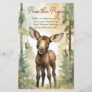 Übergeben Sie das Preisspiel Niedlich Baby Moose B