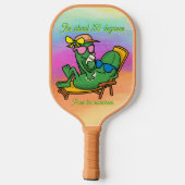 Übergeben Sie den Sonnenschirm Pickleball Schläger (Rückseite)