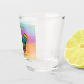 Übergeben Sie den Sonnenschirm Schnapsglas (Rechts)