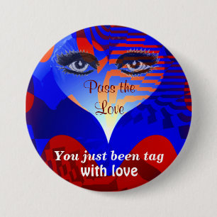 Übergeben Sie die Liebe_ Button