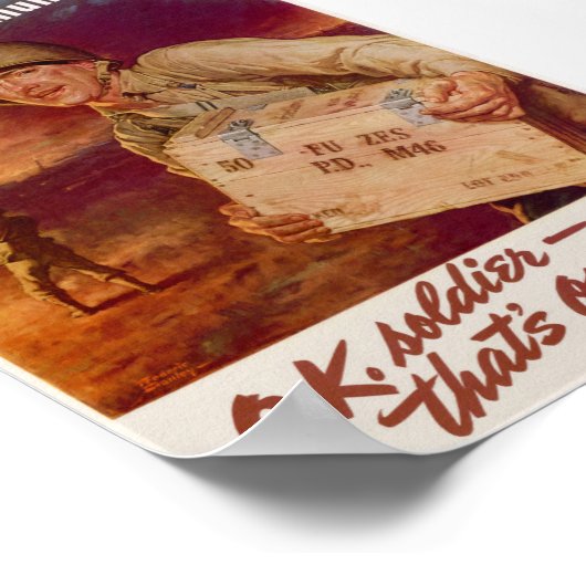 Übergeben Sie die Munition Poster (Ecke)