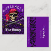 Übergeben Sie die Visitenkarte (Vorne/Hinten)