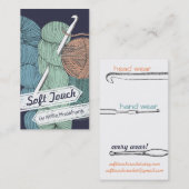 Übergeben Sie gezeichneten verdrehten Visitenkarte (Vorne/Hinten)