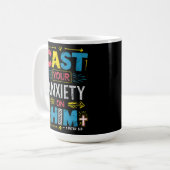 Übergeben Sie Ihre Sorgen Kaffeetasse (Vorderseite Links)