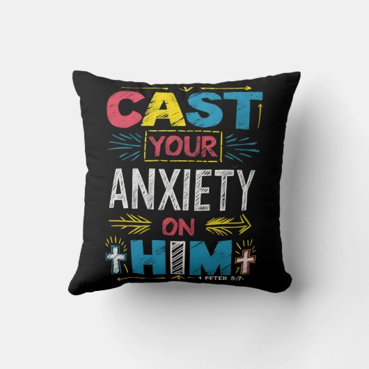 Übergeben Sie Ihre Sorgen Kissen (Rückseite)