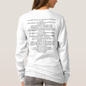 Übergeben Sie sich selbst auf dem T - Shirt Ogalla (Rückseite)