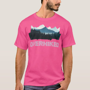 Übergehenes Funny Mountain Pine Tree Forest Campin T-Shirt