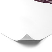 Übergekochter Rollstuhl-Raccoon-Koch Poster (Ecke)