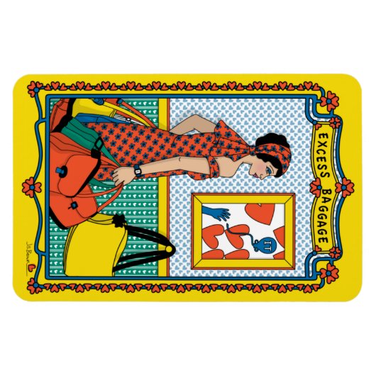 Übergepäck_B_4x6 Kühlschrank Magnet (Horizontal)