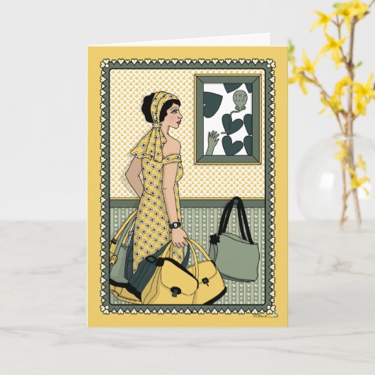 Übergepäck_C_Begrüßung Karte (Gelbe Blume)