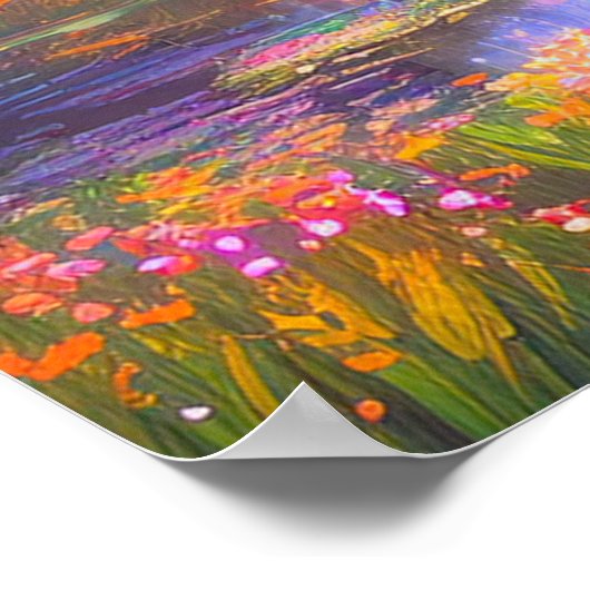 Übergewachsener Scharm im Deep Forest Swamp Poster (Ecke)